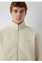 Black Zip-Up Regular Fit 82% Cotton 16% Polyester 2% Elastane Men's Sweatshirt. - 4