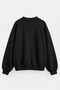 Women's V-Neck Comfort Printed Oversize Sweatshirt - 3