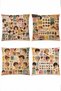 Modern Hairstyles Patterned 4-Piece Throw Pillow Cover Set - 3