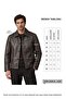 Brown Men's Vintage Vintage Genuine Leather Coat - 8