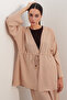 Women's Ayrobin Kimono Pants Double Set 30101 - Beige - 2