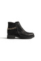 Women's Black Comfortable Fit Chain Detailed Short Heeled Boots - 4