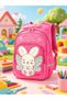 Orthopedic embroidered plush figure elementary school middle school girl's school bag set lunch bag - 5
