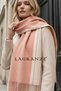 Women's Thick Winter Shawl/Scarf with Piping Detail and Tassels