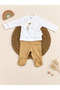 100% Organic Cotton 10-Piece Hospital Discharge Bodysuit Set - 4