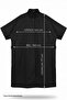 Poncho Model Half Sleeve Lined Black Trench Coat - 4