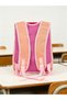 Orthopedic embroidered plush figure elementary school middle school girl's school bag set lunch bag - 2