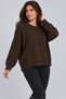Women's Long Sleeve Knit Sweater - 2