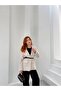 Women's Faux Fur Jacket with Stone Belt Nh27852 - 5