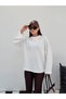 Women's Ecru Seersucker Textured Wide Sleeve Blouse Frv0230 - 5