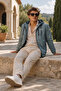 Men's Seasonal Trend Hooded Zippered Mint Raincoat & Windbreaker - 5