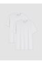 White Plus Size Cotton Women's T-Shirt 2-Pack