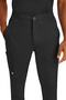 Hhe9590 Ryan Men's Scrubs Single Bottom Surgical Pants – Imported, Mid-Waist, Slim Fit Leg, 6 Pockets, 4-Way Stretch Doctor Nurse Single Bottom - 4