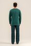 Father - Son, 100% Cotton, Burgundy - Green, Holiday Party, Long Sleeve Pajama Set (the Sets Are Sold Separately.) - 7