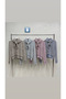 Women's Soft Textured Striped Knitwear Cardigan Scarf Collar Buttoned Long Sleeve Cardigan - 4