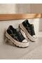 26K366 Women's Genuine Leather Lace-Up Thick Sole Sneaker Shoes - 4