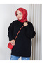 Women's Chain Braided Knitwear Tunic - 3
