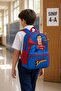 Hero Themed Primary School School Bag with 2 Compartments and Tablet Pocket Student Backpack 43 X 26 X 10 cm