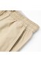 Men's Slim Peach Twill Elastic Shorts - 3