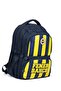 Licensed School Bag with Rods - Comfortable Backpack with 3 Compartments and Faux Leather Panels - 2