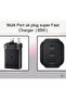 65W Super Fast Charger with 1M USB-C Cable|3-Port UK Plug Fast Charging Adapter | USB-C PD 65W + 25W & USB-A 15W| Compatible with Samsung Galaxy S Series, Z Fold, A/M Series & All Phones - 3
