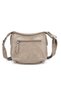 Daily Use Small Size Side Pocket Detailed Long Strap Women's Crossbody and Shoulder Bag Dark Beige - 3