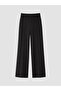 Özmarka New Season Black Regular Fit Women's Trousers - 5