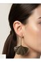 Vip Seri Zr Model Dangle Leaf Earrings