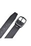 Men Leather Reversible Twist Buckle Belt - 4