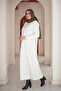Basic White Maxi Dress with Long Sleeves – Modest & Elegant Outfit - 2