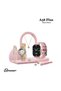 7 in 1 set A58 plus Suit with 2 straps Earrings bracelets necklaces set BT Call 2.02inch women smartwatch - 2