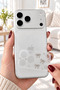iPhone 17 Pro Max /18 Pro Max Compatible Patterned 3D Stone Transparent Frosted Camera Lens Protector Sticker Adhesive Camera Ornament - 2