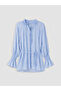 Peak New Season Blue Patterned Belted Women's Gipeli Tunic - 5
