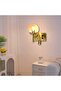 | Modern Wall Sconce | 1 x E27 Bulb Holder | Olive Gold Finish - 2