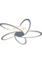 | White Flush Mount Ceiling Light | LED Ceiling Fixture - 3