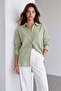 Jacquard Oversize Woven Shirt - 3