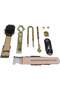 7 in 1 set A58 plus Suit with 2 straps Earrings bracelets necklaces set BT Call 2.02inch women smartwatch - 3