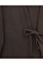 Cross-Tied Cashmere Kimono -Brown - 3