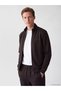 Rmz Gi̇yi̇m Farkiyla Dik Roba Collar Men's Zipper Sweatshirt