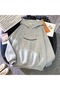 Unisex Gray Relaxed Fit Hooded Kangaroo Pocket Thick Sweatshirt