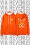 Briar University Hockey Printed Unisex Wide Fit Hoodie - 3 Thread Fleece Hood Lining with Drawstring Detail