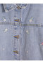 Floral Embroidered Girls' Jean Jacket for Style Enthusiasts from Uzg Store - 2