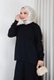 Women's Skirt Knitted Mercerized Double Knitwear Set - 6