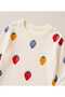 Girl Child 100% Cotton Colorful Strawberry Print Long Sleeve Pajama Set - 3