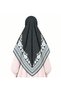 Linda Rayon Hijab for Women – Floral Printed Islamic Headscarf, Elegant Modest Hijab, Size M - 3