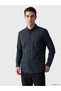Quality Parts from Çelebi Store Standard Fit Checked Embroidered g Gabardine Men's Shirt