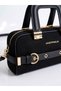 Multi-Compartment Women's Hand and Shoulder Bag with Divider Detail - 3
