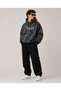Unisex Anthracite Acid Wash Vintage Hooded Sweatshirt Comfortable Fit Hoodie