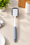 Round Toilet and Toilet Bowl Cleaning Brush Kitchen Sink Bathroom Detail Brush - 4