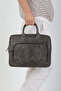 Genuine Crazy Leather Handmade Laptop and Briefcase Bag - Calfskin Special Design - 15 Inches
